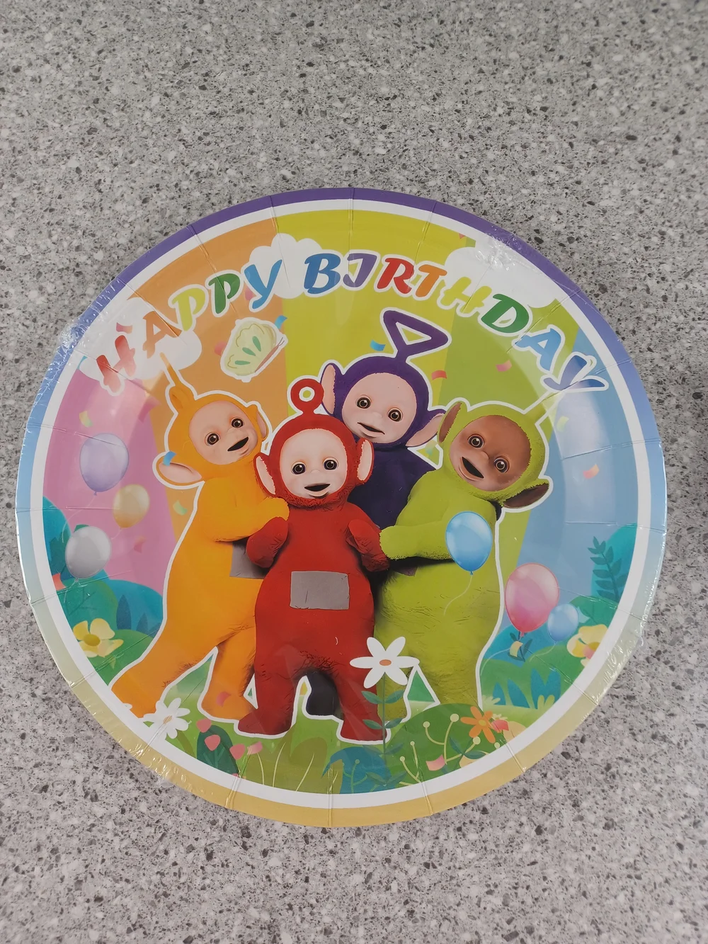 Teletubbies Birthday Party Supplies Set Balloons Cake Toppers Banner Plates Cups